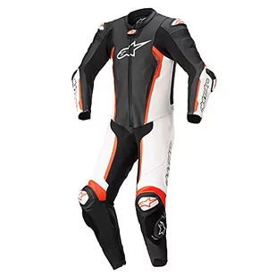 Alpinestars Missile V2 Jednoczęściowy skórzany kombinezon motocyklowy (czarny/biały/czerwony, 48) - Buty motocyklowe - miniaturka - grafika 1