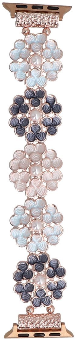 GlacierX bransoleta do smartwatcha Gleam Mandala Stretch Bracelet Indigo Dusk do Apple Watch 38/40/41mm Niebieska