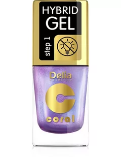 DELIA COSMETICS Coral Hybrid Gel Lakier hybrydowy do paznokci nr 106 - multirefleks (bez lampy) 11ml - Lakiery hybrydowe - miniaturka - grafika 1