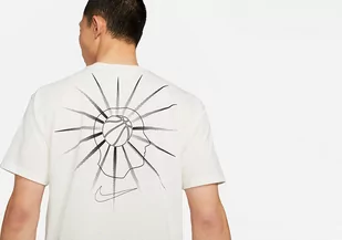 Nike Move 2 Zero Basketball Tee Pure - Koszulki męskie - miniaturka - grafika 1