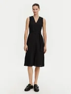 Sukienki - Calvin Klein Sukienka letnia K20K208424 Czarny Regular Fit - miniaturka - grafika 1