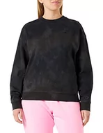 Bluzy damskie - Champion Damska bluza Rochester 1919 z logo Tie Dye Crewneck - czarna, M, czarny, M - miniaturka - grafika 1