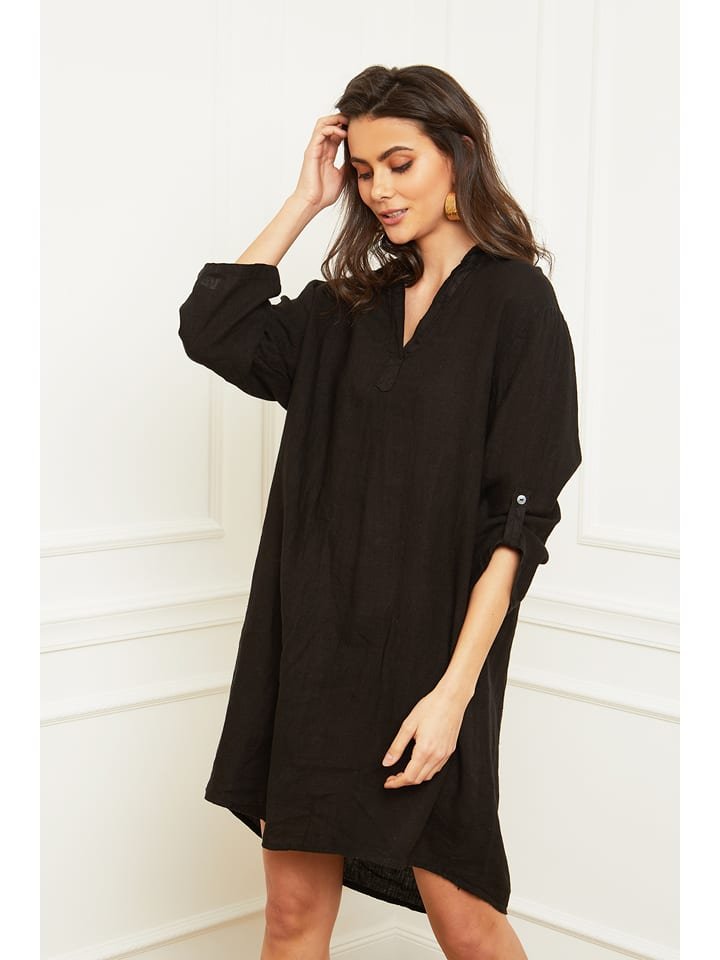 Fleur de Lin Lniana sukienka 