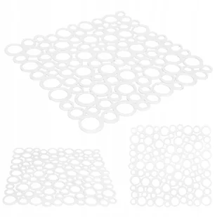 Kratka do zlewu biała kwadratowa mata 28cm wkład podkładka ochronna gumowa - Obrusy i serwetki Kratka do zlewu biała kwadratowa mata 28cm wkład podkładka ochronna gumowa - Obrusy i serwetki - miniaturka - grafika 1