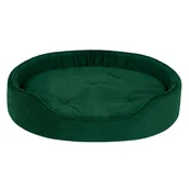 Legowiska dla psów - Legowisko, sofa dla psa, kota Glamour zielony 60 x 50 cm - miniaturka - grafika 1