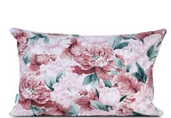 Poszewki na poduszki - Poszewka bawełniana 40x60 Kwiaty bordowe - miniaturka - grafika 1