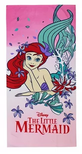 ARIEL MAŁA SYRENKA RĘCZNIK KĄPIELOWY NA BASEN PLAŻOWY DLA DZIECKA 70X140 - Okrycia kąpielowe dla dzieci - miniaturka - grafika 1