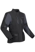 Odzież motocyklowa - Kurtka Motocyklowa Bering Siberia Damska Czarny/Szary42 - miniaturka - grafika 1