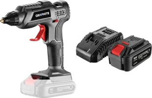 Pistolet do kleju Graphite Energy+ 58G040 18 V + akumulator 4 Ah z ładowarką 58GE132 - Pistolety do klejenia - miniaturka - grafika 1
