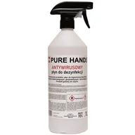 Dezynfekcja - PŁYN DO DEZYNFEKCJI POWIERZCHNI PURE HANDS 70% 1l - miniaturka - grafika 1