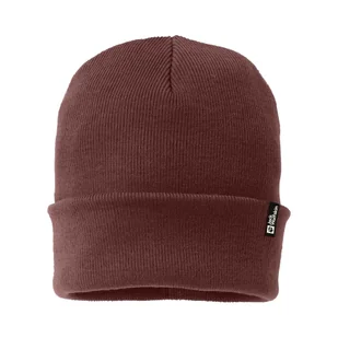 Czapka Jack Wolfskin RIB BEANIE mineral red - ONE SIZE - Czapki męskie - miniaturka - grafika 1