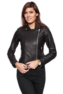 Wrangler, Kurtka damska, Leather Biker Black W4109Zg01, rozmiar XS - Kurtki damskie - miniaturka - grafika 1