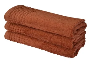 Ręcznik kąpielowy z bawełny, mięsisty, 500 g/m² Uno 50x100cm pomarańczowy - Ręczniki - miniaturka - grafika 1