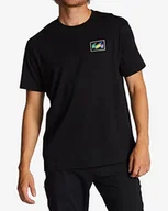 Koszulki męskie - Quiksilver Męska bluzka Crayon Wave Ss (1 opakowanie) - miniaturka - grafika 1