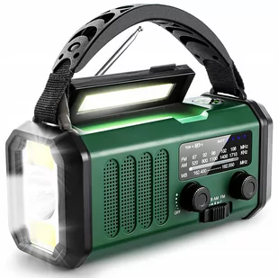 Radio Solarne Awaryjne Latarka Powerbank 10000mAh - Latarki - miniaturka - grafika 1