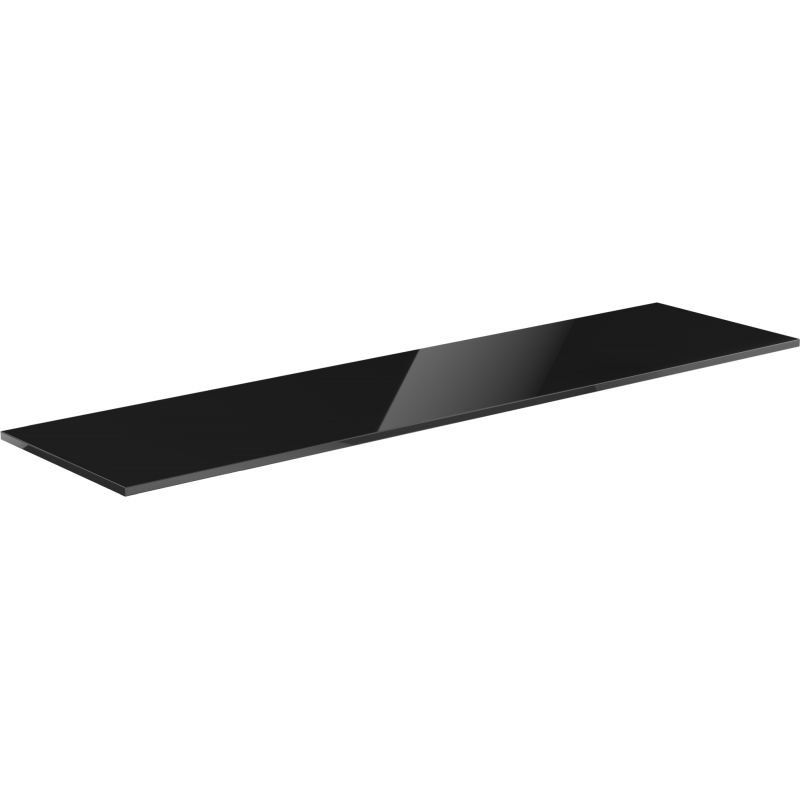 Mexen Uni blat naszafkowy 220 cm, czarny połysk - 91AXX-2204-464-18-70