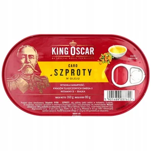 Szproty W Oleju Caro Szprotki W Oleju Konserwa Rybna 160G - Konserwy i dania rybne - miniaturka - grafika 1