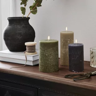 Świeca, zestaw 3 szt. Pretin - Świece - miniaturka - grafika 1