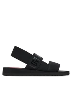 LOVE MOSCHINO Sandały JA16033G0MJN7000 Czarny - Sandały damskie - miniaturka - grafika 1