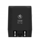 Ładowarki do telefonów - Adam Elements Ładowarka sieciowa Omnia P3, 33W, USB-C, PD, czarna - miniaturka - grafika 1