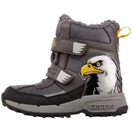 Śniegowce damskie - Kappa Deutschland Unisex Kinder Style: 261044k Claw Ii Tex K Boys śniegowce, grey black, 30 EU - miniaturka - grafika 1