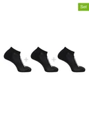 Skarpetki męskie - SALOMON Skarpety funkcyjne (3 pary) "Everyday Low" w kolorze czarnym - miniaturka - grafika 1