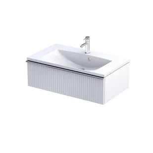 Szafka łazienkowa pod umywalkę Oristo Etna 80 cm biały mat OR52-SD1S-80-2R - Szafki łazienkowe - miniaturka - grafika 1