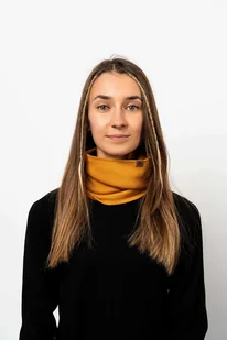 OPOS RWS - komin golf z wełny merino żółty - Apaszki i szaliki męskie OPOS RWS - komin golf z wełny merino żółty - Apaszki i szaliki męskie - miniaturka - grafika 1