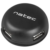 Huby USB - Natec Hub USB 4 porty Bumblebee USB 2.0 czarny + EKSPRESOWA NHU-1330 - miniaturka - grafika 1