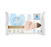 Chusteczki nawilżane - Gugu Love & Care 99% Wody chusteczki nawilżane 60 sztuk - miniaturka - grafika 1