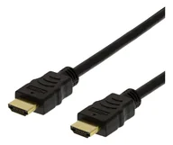 Kable komputerowe i do monitorów - Deltaco HDMI-1010D-FLEX kabel HDMI 1 m HDMI Typu A (Standard) Czarny HDMI-1010D-FLEX - miniaturka - grafika 1