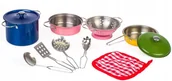 Zabawki AGD - LT83 Garnki Do Kuchni Dla Dzieci Metalowe Duże - miniaturka - grafika 1
