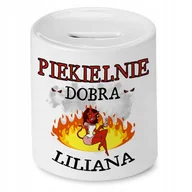 Skarbonki - Skarbonka Dla Liliany na Urodziny Imieniny Prezent z Nadrukiem ze Zdjęciem + Opakowanie na prezent (wzór 01) - miniaturka - grafika 1