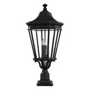 Elstead Lighting Lampa stojąca COTSWOLD LANE FE/COTSLN3/L BK IP44 - Lampy ogrodowe - miniaturka - grafika 2