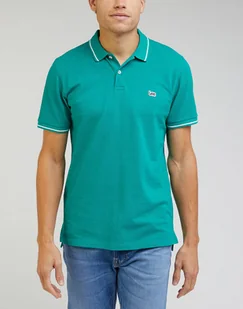 Męska koszulka polo Lee PIQUE L - Koszule męskie - miniaturka - grafika 1