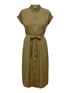 ONLY Damska sukienka Onlhannover S/S Shirt Dress Noos WVN - Sukienki - miniaturka - grafika 1