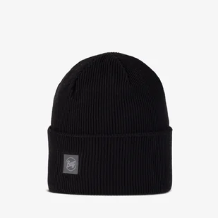 Czapka Buff Crossknit Beanie solid black - ONE SIZE - Czapki męskie - miniaturka - grafika 1