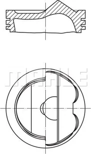 Tłok Mahle 028 PI 00124 000 - Silnik - akcesoria - miniaturka - grafika 1