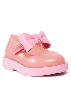 Buty dla dziewczynek - Melissa Półbuty Mini Lola Bb 33412 Różowy - grafika 1