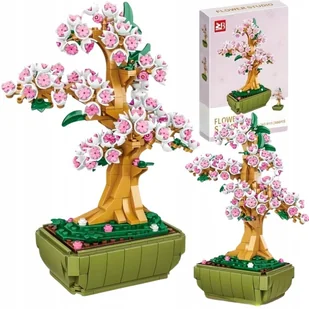 KLOCKI KWIATY WIECZNE BUKIET KWIATÓW BONSAI - Klocki - miniaturka - grafika 1