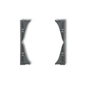 Klawisze i ramki - Karlik Ramka pośrednia do gniazd podwójnych MINI 28MRP-2 grafit 28MRP-2 - miniaturka - grafika 1