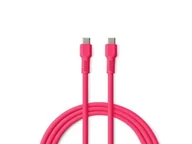 Kable USB - COLORUM kabel USB-C - USB-C 1,8m 3A CK60-CC-02 xMagenta - miniaturka - grafika 1