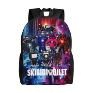 Torebki damskie - Skibidi Toilet Plecak szkolny dla nastoletnich dziewcząt Torba gimnazjalna dla dzieci Młodzież Casual Shoulder Daypack-hk4192 - miniaturka - grafika 1