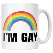 Kubki - Kubek ceramiczny I'M GAY Tęcza LGBT Jestem Gejem - miniaturka - grafika 1