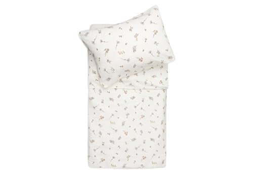 Jollein Pościel dziecięca – Riverside – 100 x 140 cm – 100% bawełna – certyfikat Öko-Tex – pościel dziecięca z poszewką na poduszkę – komplet pościeli