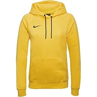 Bluzy damskie - Nike Damska bluza z kapturem Park 20 Tour żółty/czarny/czarny L CW6957 - miniaturka - grafika 1