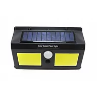 Lampy ogrodowe - LAMPA SOLARNA 40 LED HALOGEN BIAŁY ZIMNY Z CZUJNIKIEM RUCHU I ZMIERZCHU WMC - miniaturka - grafika 1