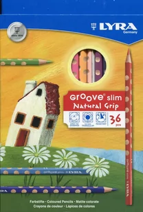 Lyra Kredki Groove slim 36 sztuk + temperówka Fila - Kredki, ołówki, pastele i pisaki - miniaturka - grafika 2