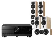 Kino domowe - Yamaha RX-A2A (czarny) + Diva 6 + 3 + 7 (dąb) - miniaturka - grafika 1