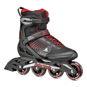 Rolki - ROLLERBLADE zetrablade rolki fitness czarne/czerwone - miniaturka - grafika 1